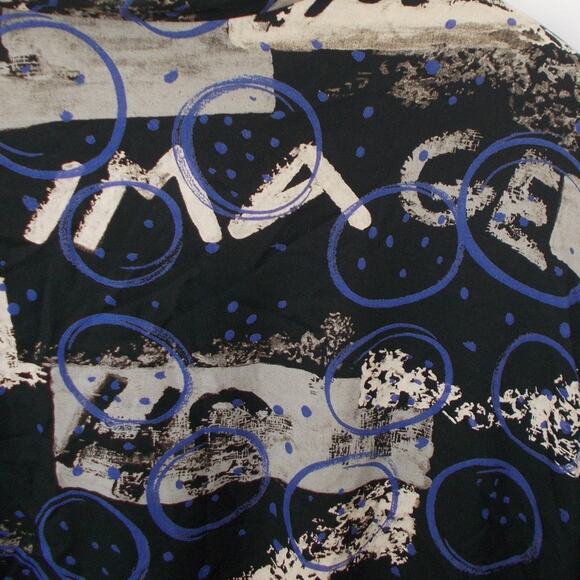 Vintage Maren Abstract Print Polka Dot Jacket Sz Large - Picture 6 of 7